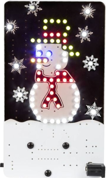 Produktbild: Whadda WSSA200 Schneemann Ausf&uuml;hrung (Bausatz/Baustein): Bausatz 9 V, 12V