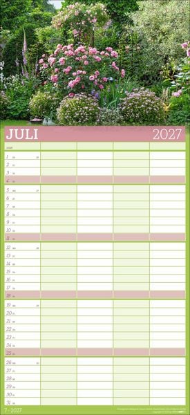 Produktbild: Garten Familienplaner 2027