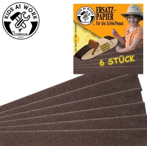 Corvus A600129 - Ersatzpapier für die Schleifmaus