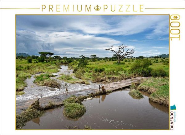 CALVENDO Puzzle Serengeti-Nationalpark | 1000 Teile Lege-Größe 64x48cm Foto-Puzzle für glückliche Stunden