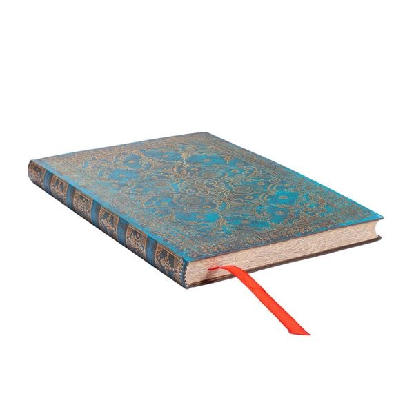 Produktbild: Softcover Notizbuch Azurblau, Midi, Liniert