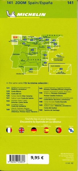 Produktbild: Michelin Costa de Galicia, Galicische K&uuml;ste