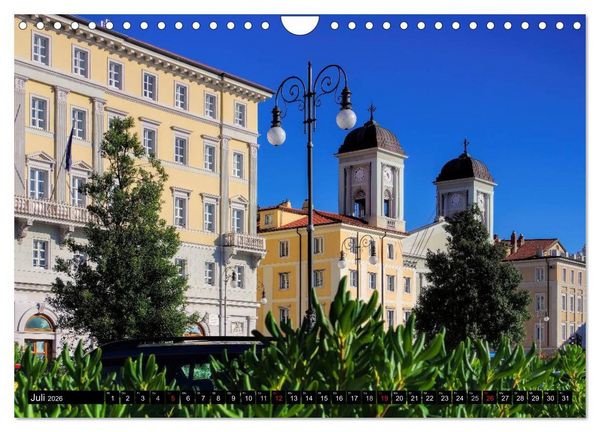 Produktbild: Triest - Habsburger Erbe und italienisches Flair (Wandkalender 2026 DIN A4 quer), CALVENDO Monatskalender