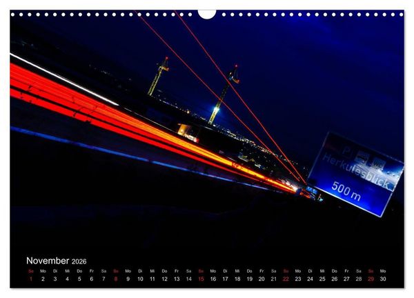 Produktbild: Nachts in Kassel (Wandkalender 2026 DIN A3 quer), CALVENDO Monatskalender