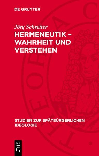 Produktbild: Hermeneutik - Wahrheit und Verstehen