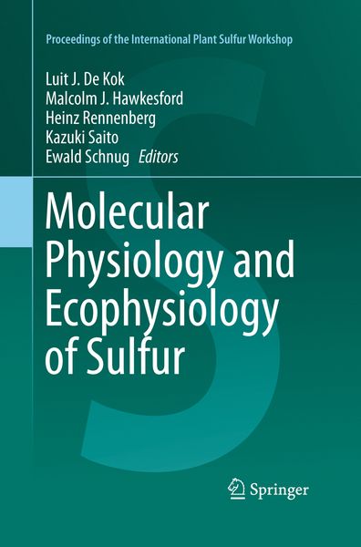 Produktbild: Molecular Physiology and Ecophysiology of Sulfur