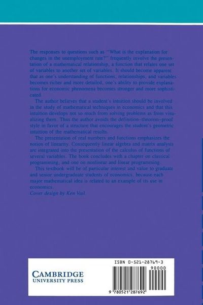 Produktbild: Mathematics for Economists