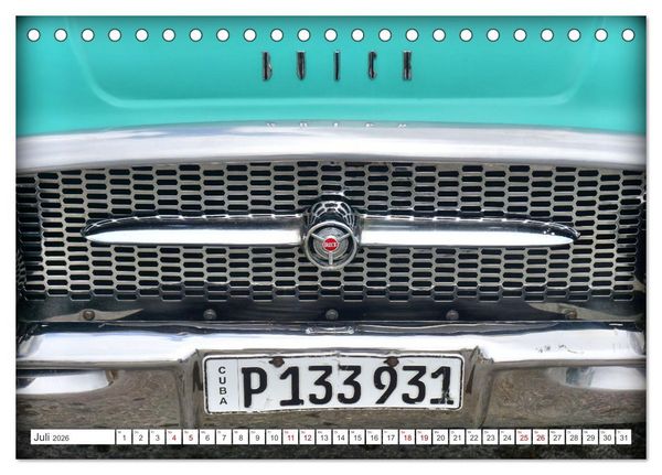 Produktbild: Traum in T&uuml;rkis - Buick Super 50 (Tischkalender 2026 DIN A5 quer), CALVENDO Monatskalender