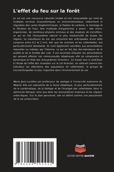 Produktbild: L'effet du feu sur la for&ecirc;t