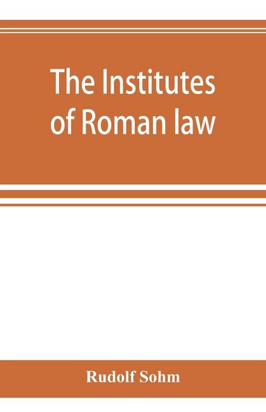 Produktbild: The Institutes of Roman law