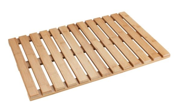 Produktbild: Baderost Mod. Indoor & Outdoor Bambus, 40 x 60 cm, mit rutschhemmender Unterseite