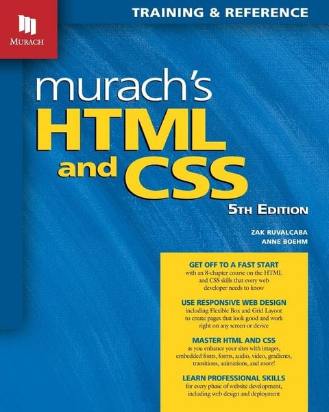 Produktbild: Murach's HTML and CSS (5th Edition)