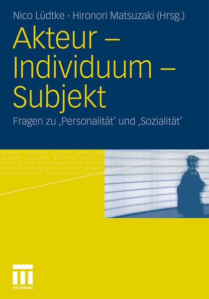 Produktbild: Akteur - Individuum - Subjekt