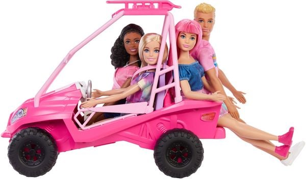 Produktbild: Barbie Mysteries: Beach Detectives Ultimativer Strand-Buggy Spielset mit mehr