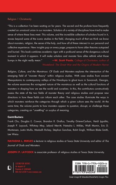 Produktbild: Religion, Culture, and the Monstrous