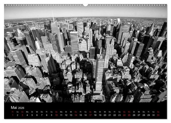 Produktbild: New York 2026 (Wandkalender 2026 DIN A2 quer), CALVENDO Monatskalender