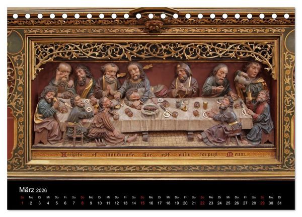 Produktbild: Orte des Glaubens (Tischkalender 2026 DIN A5 quer), CALVENDO Monatskalender