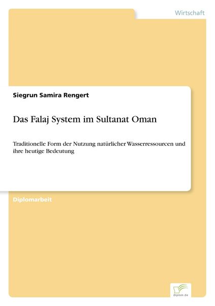 Produktbild: Das Falaj System im Sultanat Oman