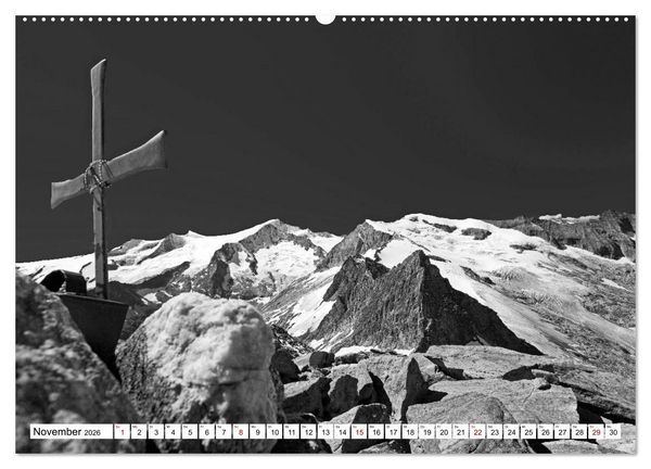 Produktbild: Dreitausender in den Alpen (Wandkalender 2026 DIN A2 quer), CALVENDO Monatskalender