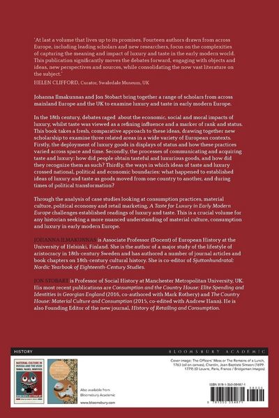 Produktbild: A Taste for Luxury in Early Modern Europe