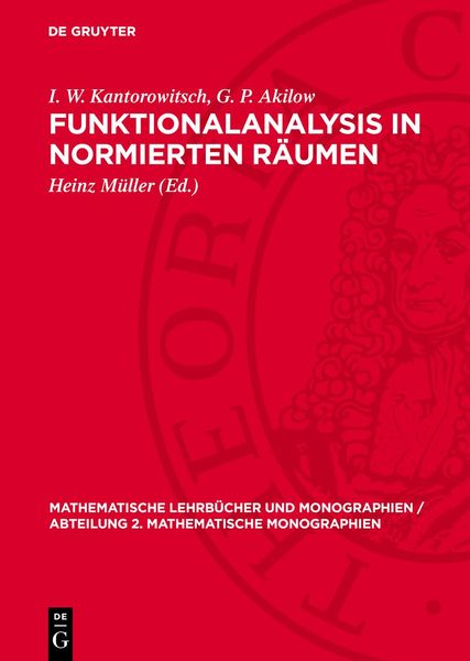 Produktbild: Funktionalanalysis in normierten R&auml;umen