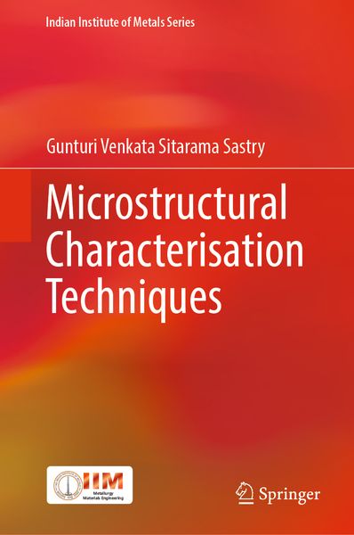 Produktbild: Microstructural Characterisation Techniques