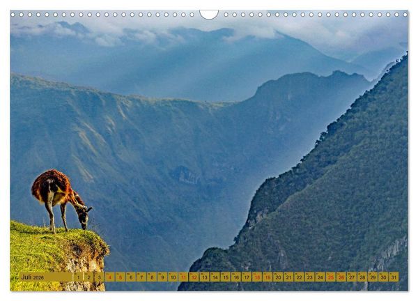 Produktbild: Urlaub in Peru (Wandkalender 2026 DIN A3 quer), CALVENDO Monatskalender