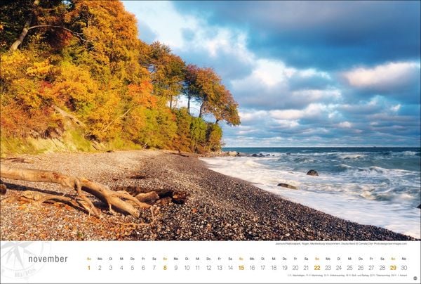 Produktbild: Ostsee Globetrotter Kalender 2026 - Von behaglichen Strandkörben und rauen Küsten
