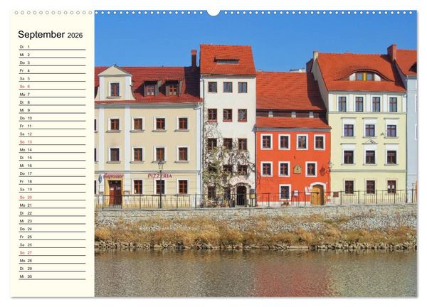 Produktbild: G&ouml;rlitz - Die Perle Niederschlesiens (Wandkalender 2026 DIN A2 quer), CALVENDO Monatskalender