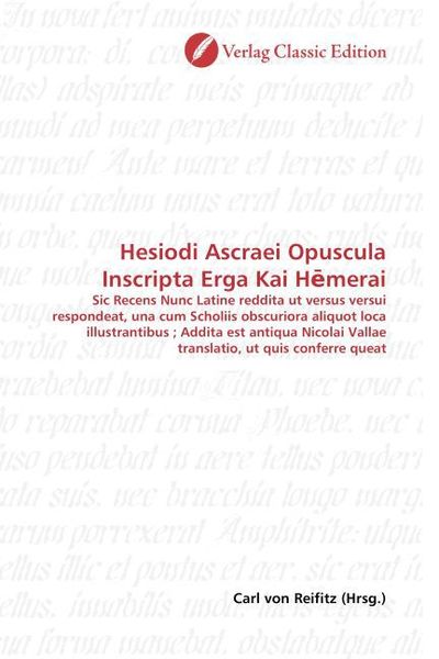Produktbild: Hesiodi Ascraei Opuscula Inscripta Erga Kai Hemerai