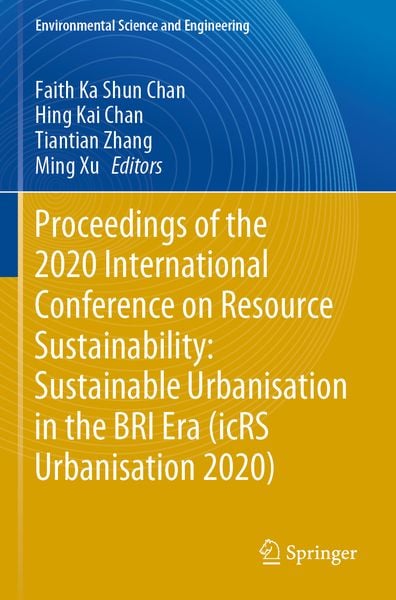 Produktbild: Proceedings of the 2020 International Conference on Resource Sustainability: Sustainable Urbanisation in the BRI Era (icRS Urbanisation 2020)