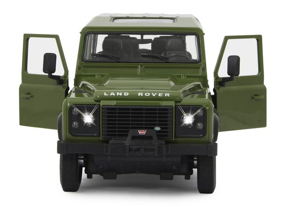 Produktbild: Jamara Land Rover Defender 1:14 gr&uuml;n T&uuml;r manuell 40MHz