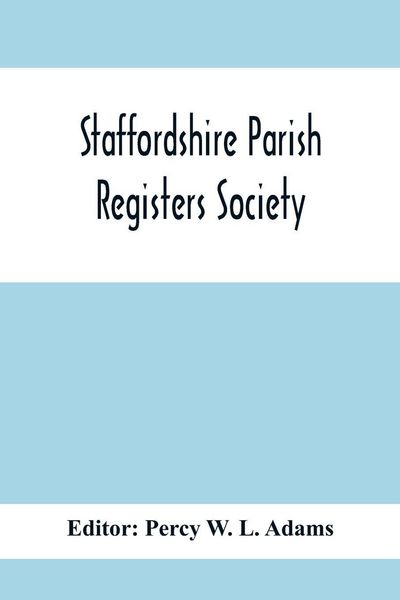 Produktbild: Staffordshire Parish Registers Society; Deanery Of Newcastle Betley Parish Register