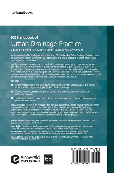 Produktbild: ICE Handbook of Urban Drainage Practice
