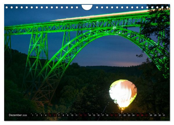 Produktbild: M&uuml;ngstener Br&uuml;cke - Stahlkonstruktion der Superlative (Wandkalender 2026 DIN A4 quer), CALVENDO Monatskalender