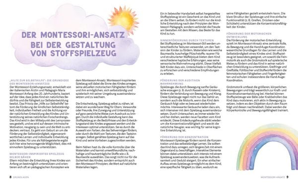 Produktbild: Das Montessori-N&auml;hbuch &ndash; Spielerisch wachsen und Selbstst&auml;ndigkeit f&ouml;rdern