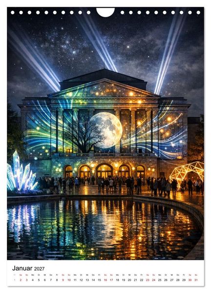 Produktbild: Hildesheim, ein Moment in dem die Stadt zu leuchten beginnt. (Wandkalender 2027 DIN A4 hoch), CALVENDO Monatskalender