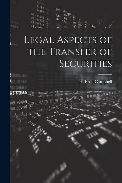 Produktbild: Legal Aspects of the Transfer of Securities