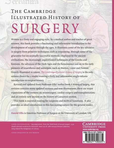 Produktbild: The Cambridge Illustrated History of Surgery