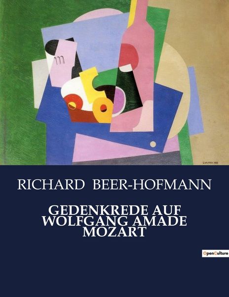 Produktbild: Gedenkrede Auf Wolfgang Amade Mozart