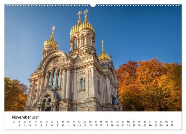 Produktbild: Wiesbadener Impressionen (hochwertiger Premium Wandkalender 2027 DIN A2 quer), Kunstdruck in Hochglanz