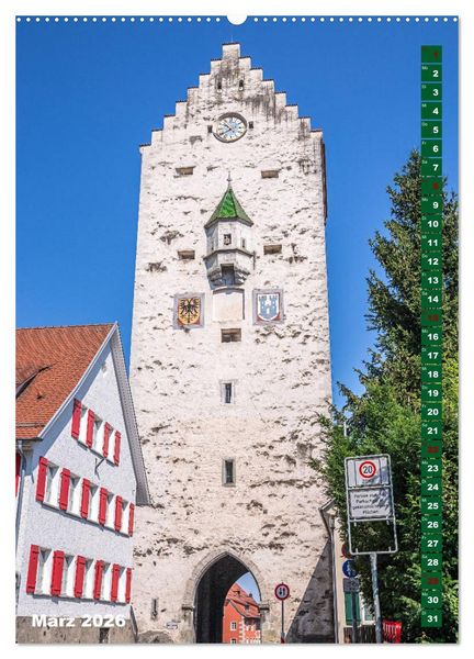 Produktbild: Ravensburg, Stadt der T&uuml;rme (Wandkalender 2026 DIN A2 hoch), CALVENDO Monatskalender