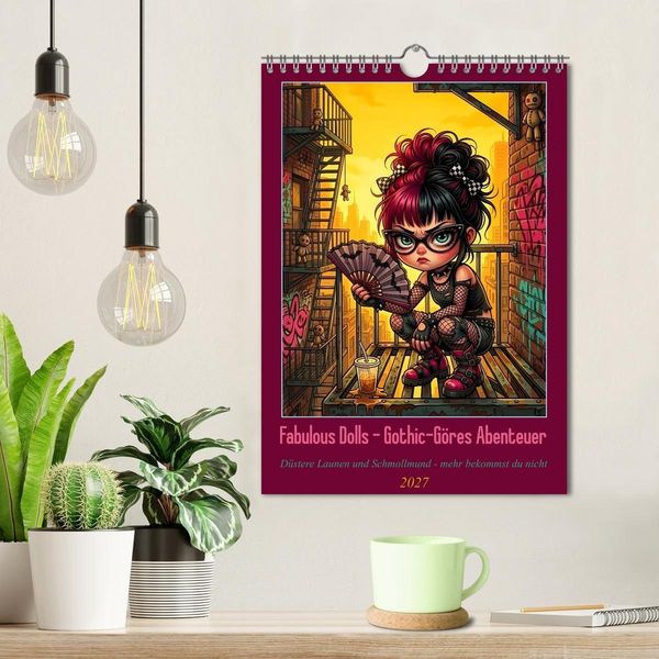 Produktbild: Fabulous Dolls - Gothic-G&ouml;res Abenteuer (Wandkalender 2027 DIN A4 hoch), CALVENDO Monatskalender