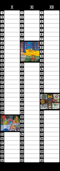 Produktbild: Hundertwasser Birthday Calendar
