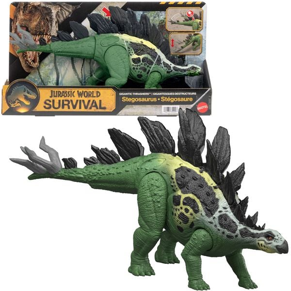 Produktbild: Jurassic World Gigantic Thrashers - Stegosaurus