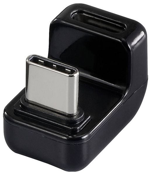 Produktbild: Renkforce USB4&reg; Adapter [1x USB-C&reg; Stecker - 1x USB-C&reg; Buchse] USB4&reg; U-Type Charging Adapter, 8K, 140W, 40 Gbps LED-Display Laden