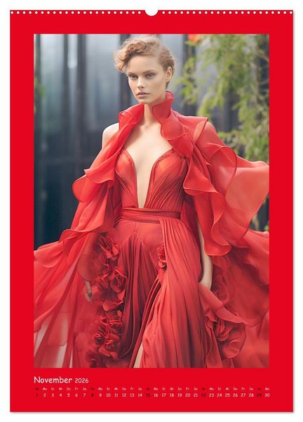 Produktbild: Fashion Show. Zeitlose Haute Coutour (Wandkalender 2026 DIN A2 hoch), CALVENDO Monatskalender