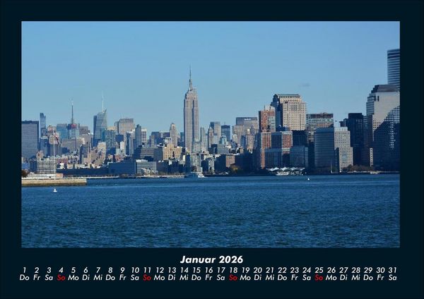 Produktbild: New York 2026 Fotokalender DIN A4