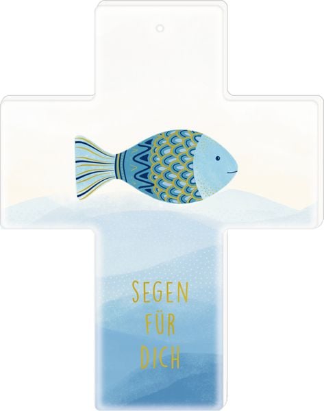 Produktbild: Porzellankreuz - Segen f&uuml;r dich