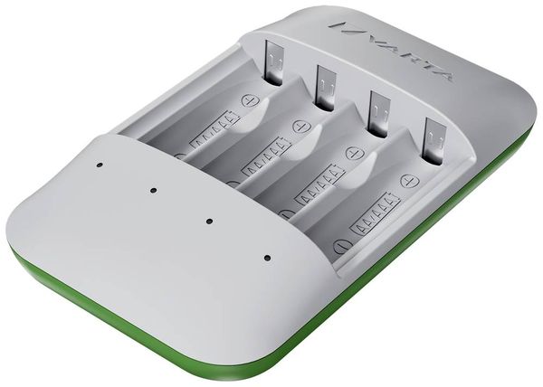 Varta Eco Charger Pro Rundzellen-Ladegerät NiMH Micro (AAA), Mignon (AA)